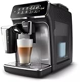 Philips Serie 3200 Cafetera Superautomática - Sistema de Leche LatteGo, 5 Variedades de Café, Pantalla Táctil Intuitiva, Plata (EP3246/70)