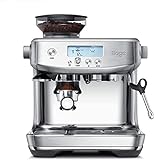 Sage Appliances SES878BSS the Barista Pro, Cafetera espresso, Cappuccinatore, 15 Bar, Acero Inoxidable Cepillado